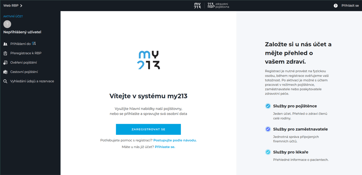 My213 — Klientský portál
